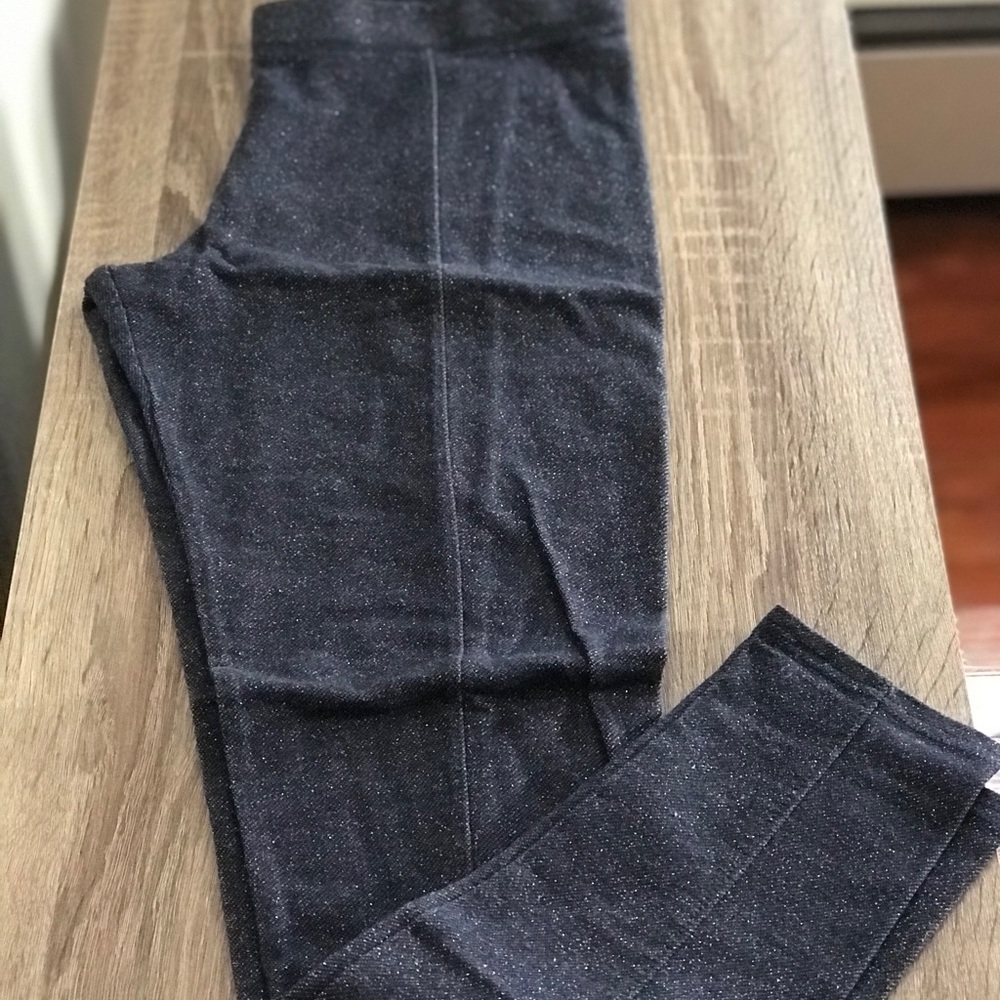 Navy Shimmer Leggings
